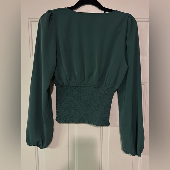 Wishlist Apparel Smocked Chiffon Women's Top-Size Medium-Balloon‎ Sleeves - Picture 7 of 16